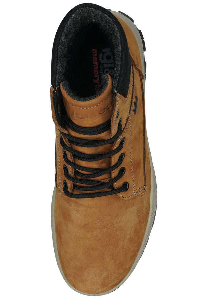 IGI&CO Stiefelette Nubukleder Braun Warmfutter