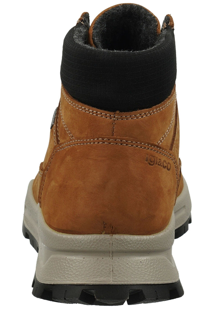 IGI&CO Stiefelette Nubukleder Braun Warmfutter