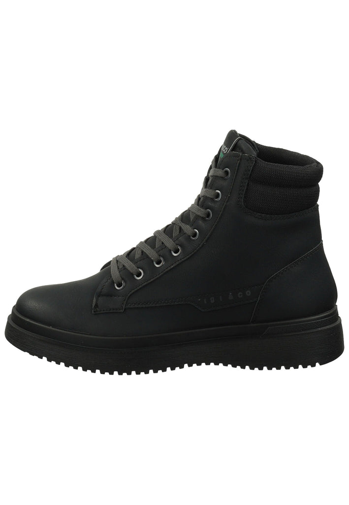 IGI&CO Stiefelette Nubukleder Dunkelblau Warmfutter