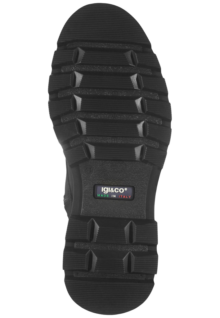 IGI&CO Stiefelette Nubukleder Schwarz Warmfutter