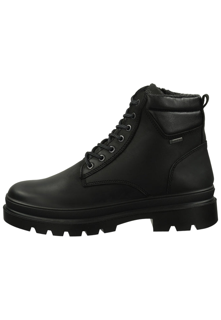 IGI&CO Stiefelette Nubukleder Schwarz Warmfutter