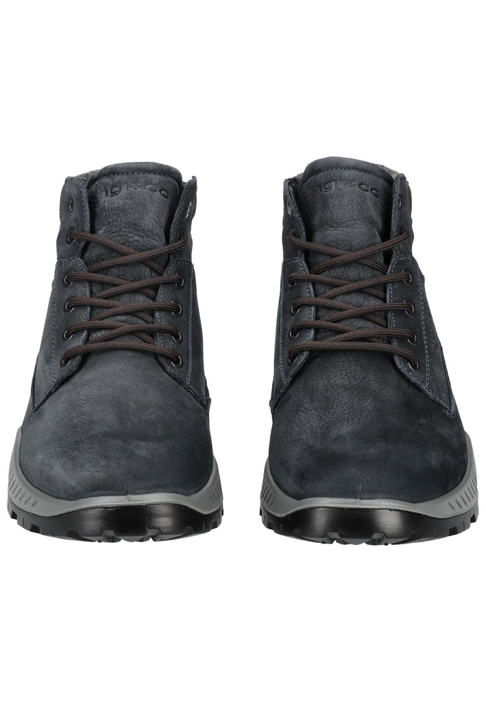IGI&CO Stiefelette Nubukleder/Textil Blau Warmfutter