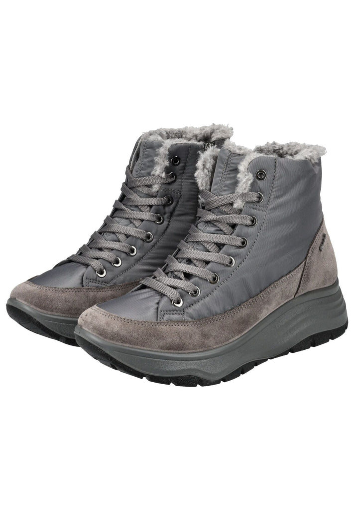 IGI&CO Stiefelette Nubukleder/Textil Grau Warmfutter