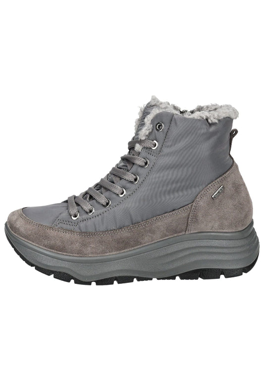 IGI&CO Stiefelette Nubukleder/Textil Grau Warmfutter