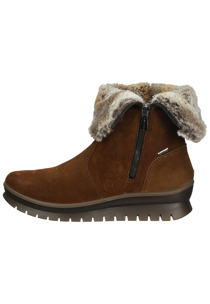 Stiefeletten IGI&CO Stiefelette Leder/Textil Cognac Warmfutter