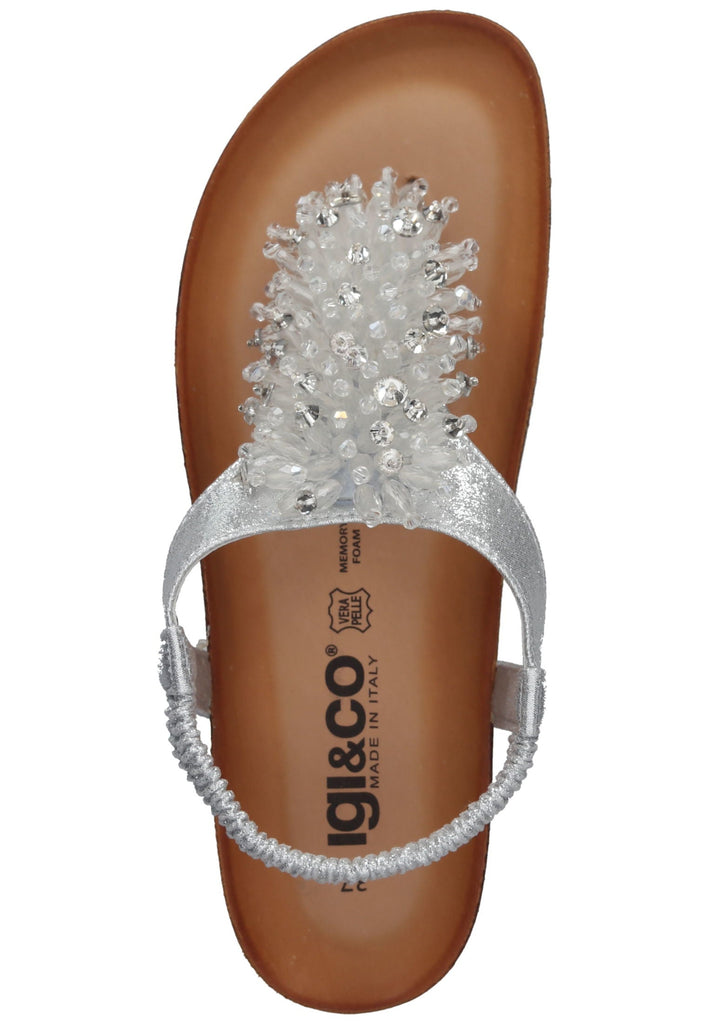 IGI&CO Zehensteg Leder Silber