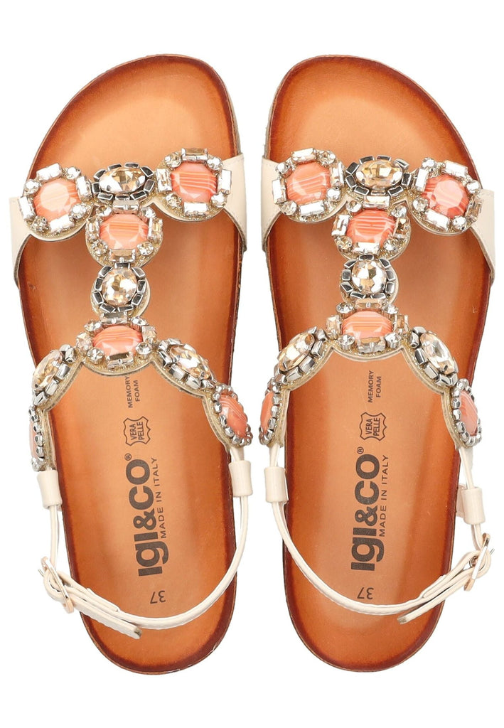 IGI&CO Zehensteg Leder/Synthetik Beige