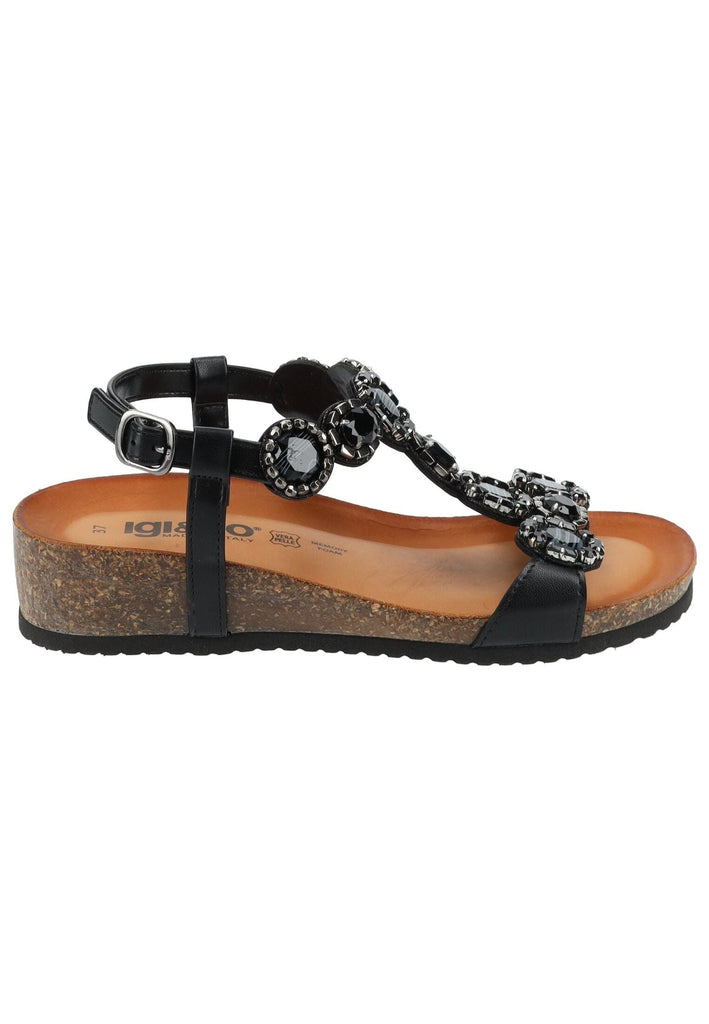 IGI&CO Zehensteg Leder/Synthetik Schwarz