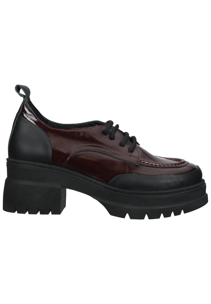 ILC Halbschuhe Leder Bordeaux