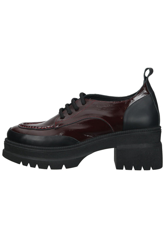 ILC Halbschuhe Leder Bordeaux