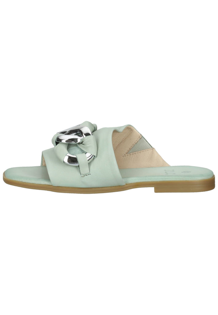 Pantoletten ILC Pantoletten Leder Aqua