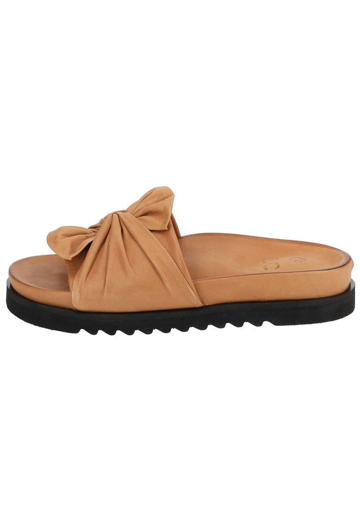 Pantoletten ILC Pantoletten Leder Mittelbraun