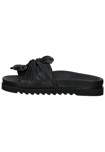 Pantoletten ILC Pantoletten Leder Schwarz