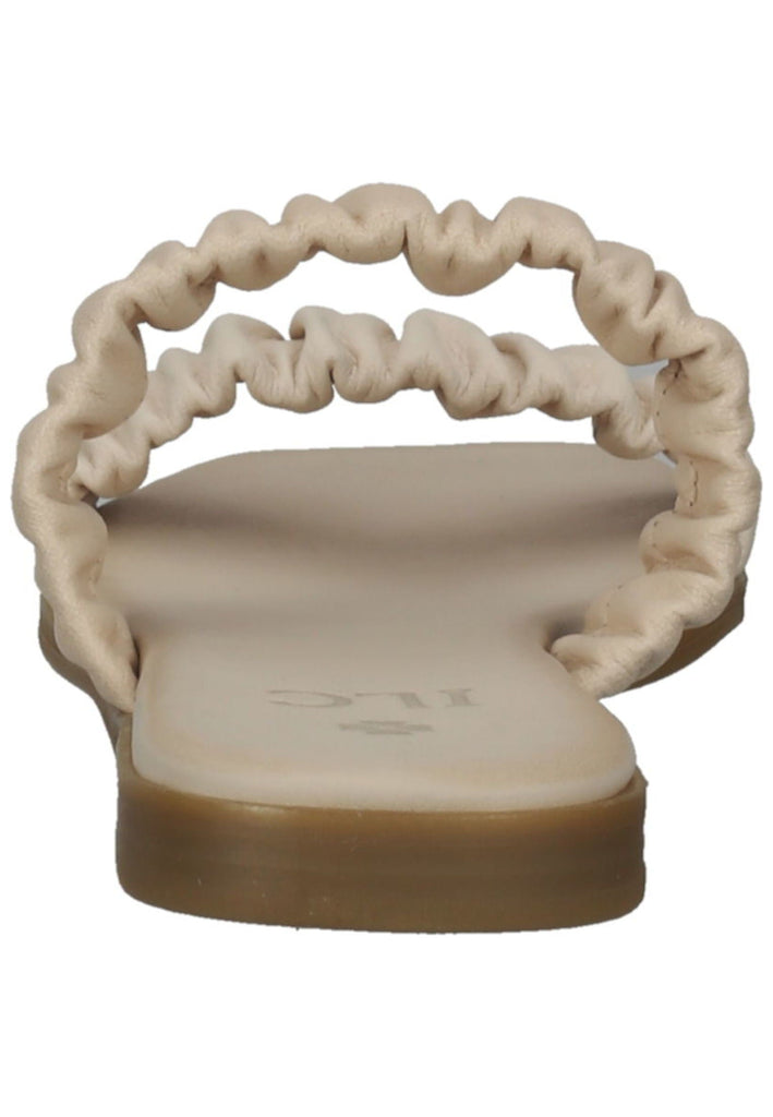 ILC Pantoletten Leder Beige