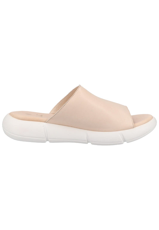 ILC Pantoletten Leder Beige