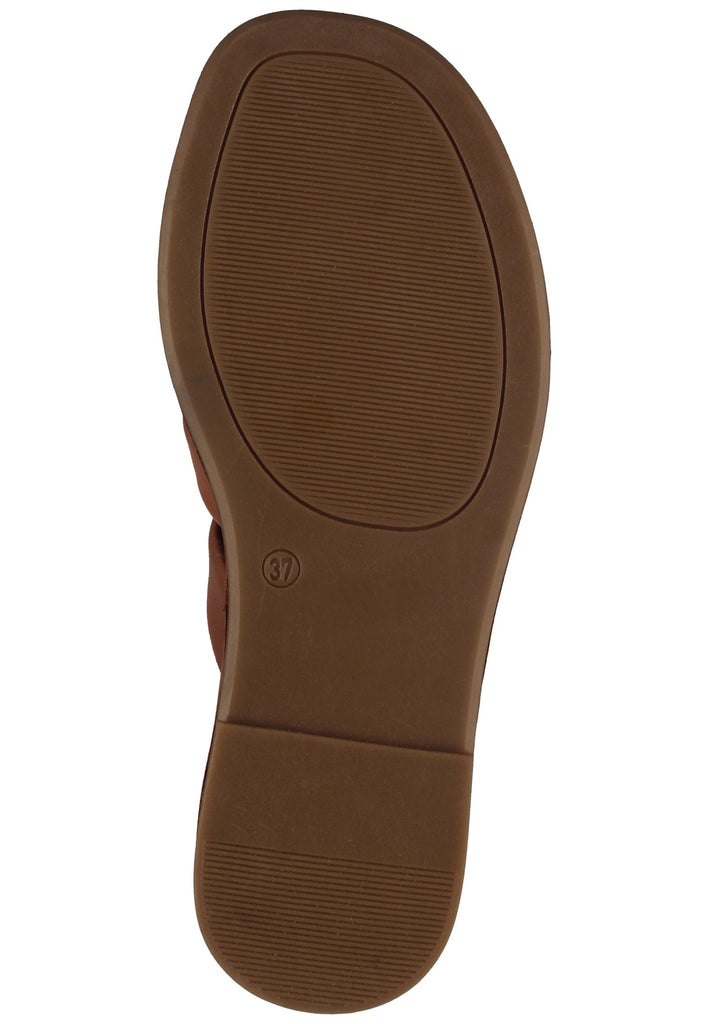 ILC Pantoletten Leder Cognac