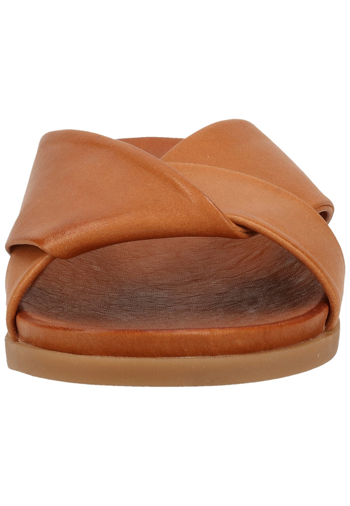 ILC Pantoletten Leder Cognac