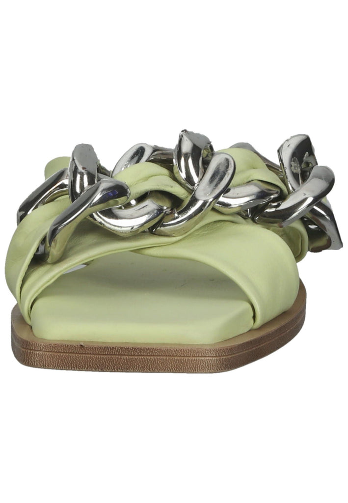 ILC Pantoletten Leder Hellgrün