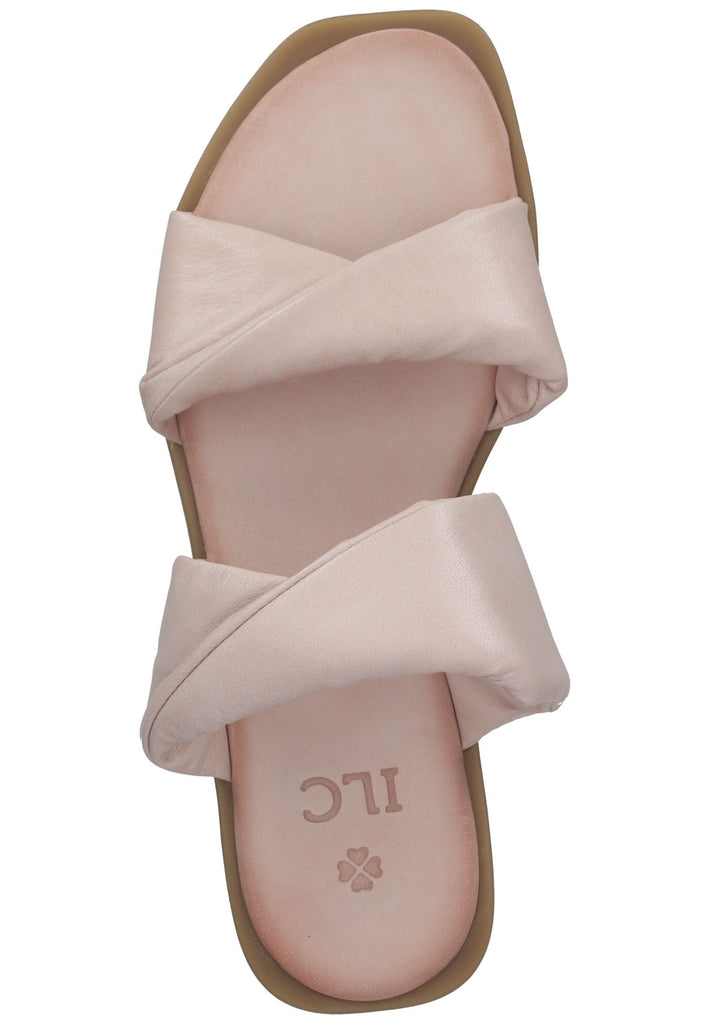 ILC Pantoletten Leder Powder