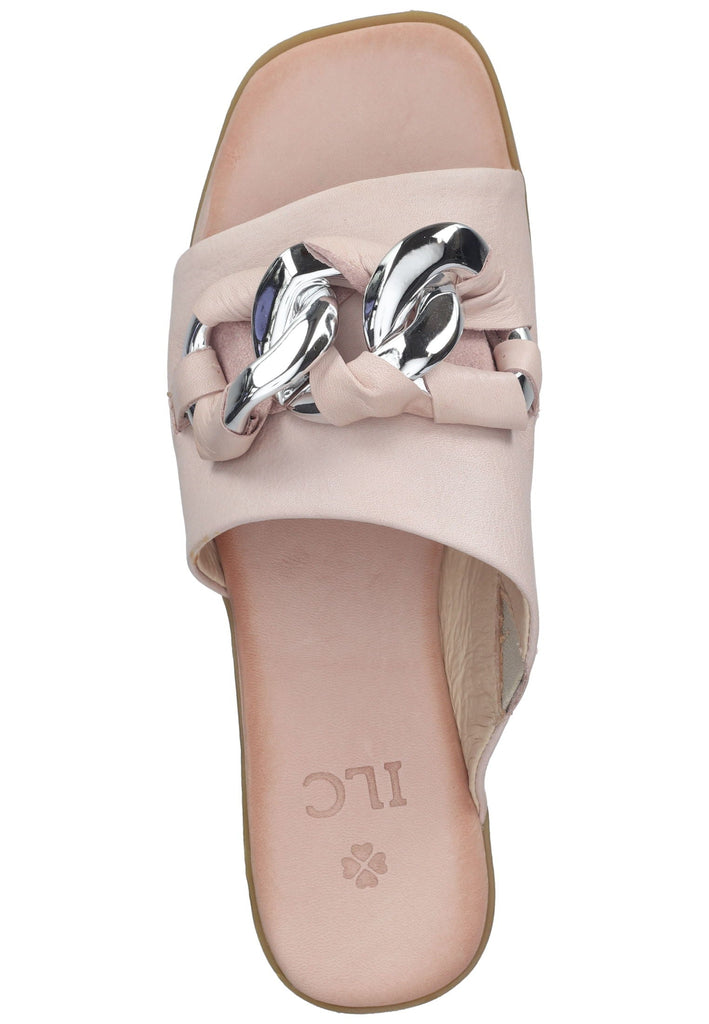 ILC Pantoletten Leder Powder