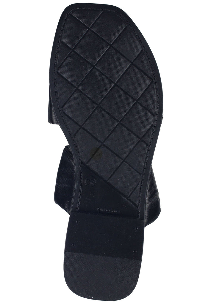 ILC Pantoletten Leder Schwarz