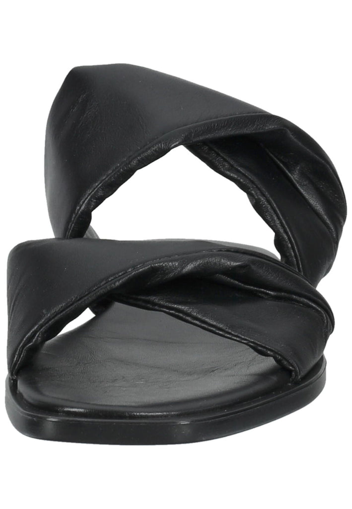 ILC Pantoletten Leder Schwarz