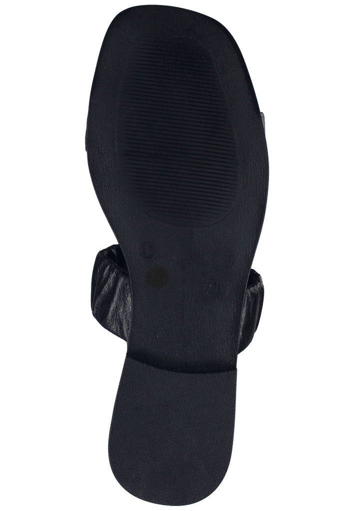 ILC Pantoletten Leder Schwarz