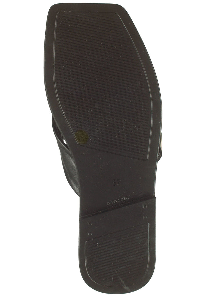 ILC Pantoletten Leder Schwarz