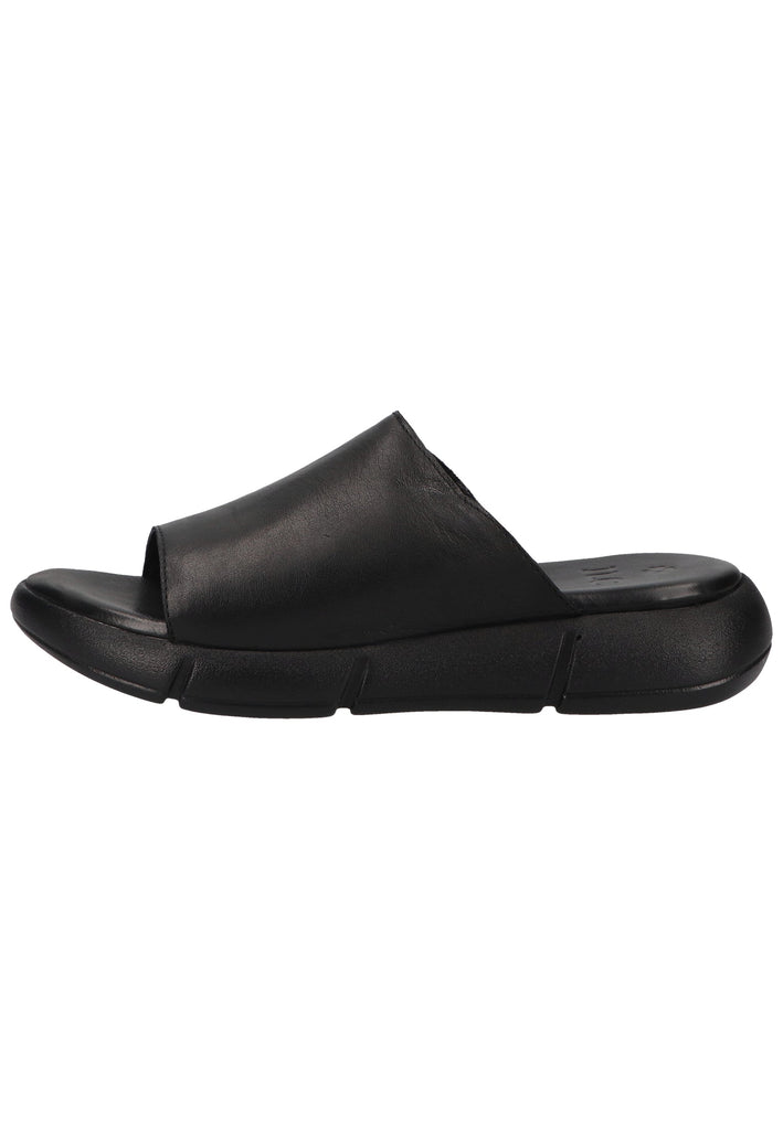 ILC Pantoletten Leder Schwarz