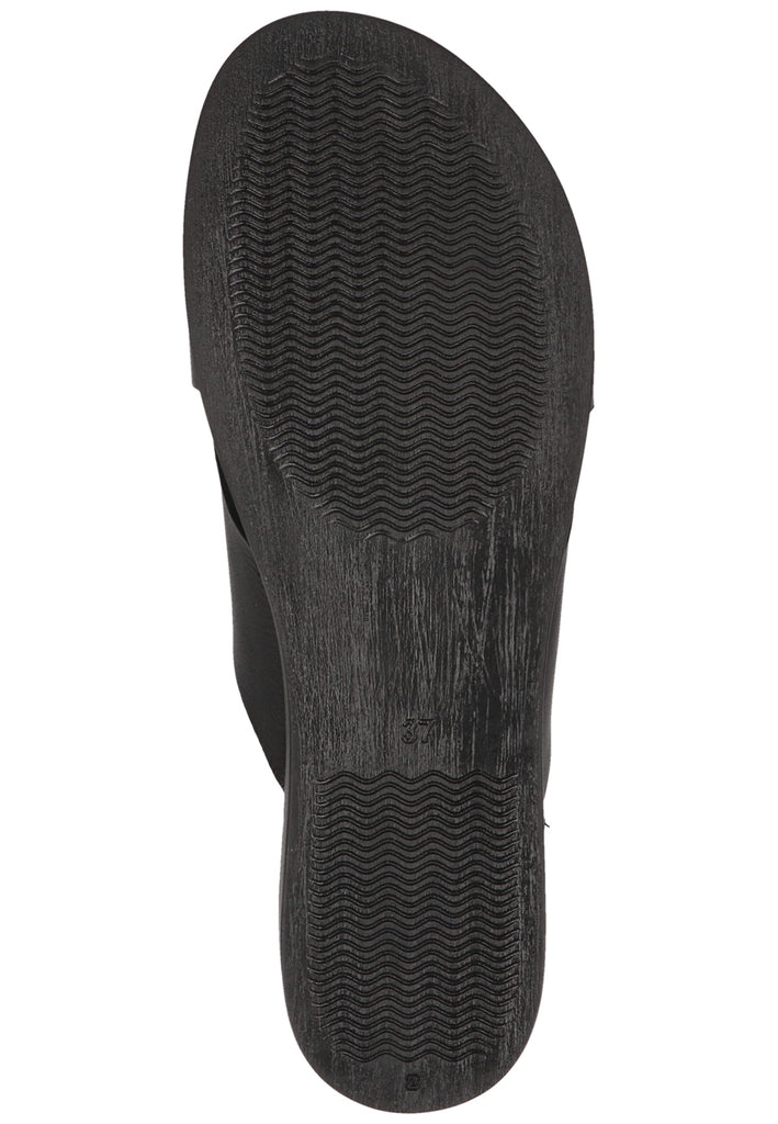 ILC Pantoletten Leder Schwarz