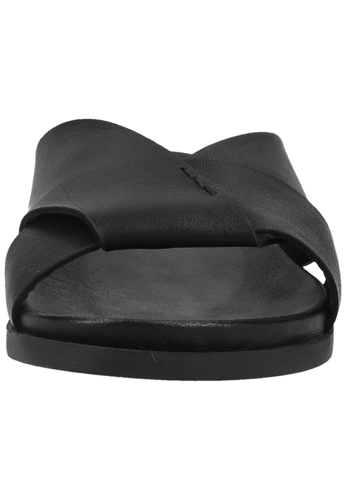ILC Pantoletten Leder Schwarz
