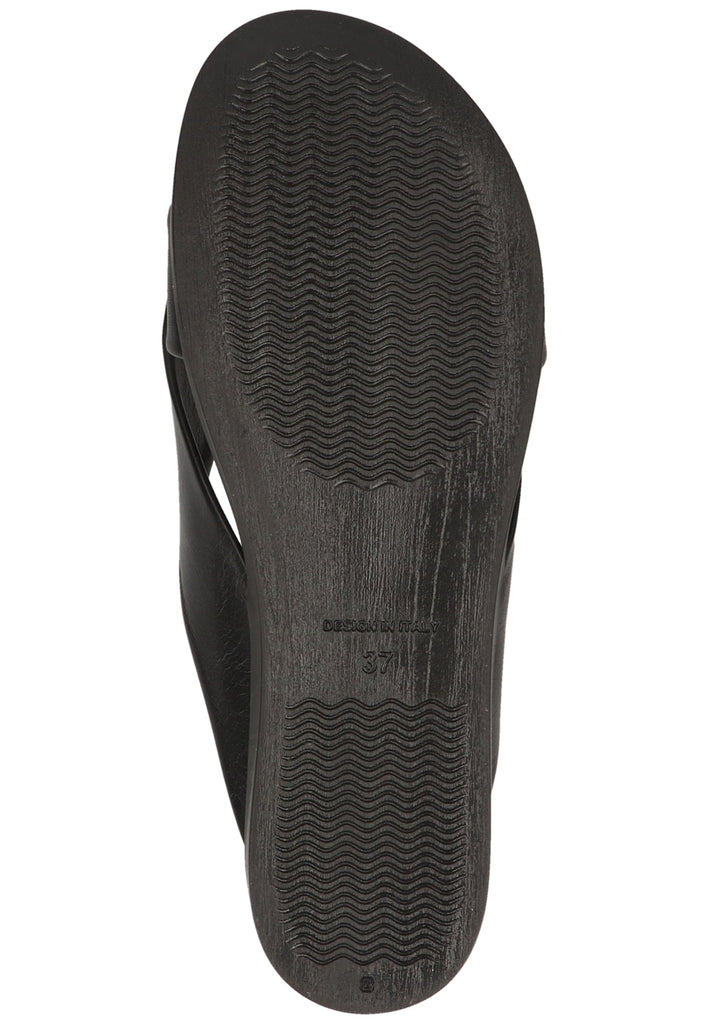 ILC Pantoletten Leder Schwarz