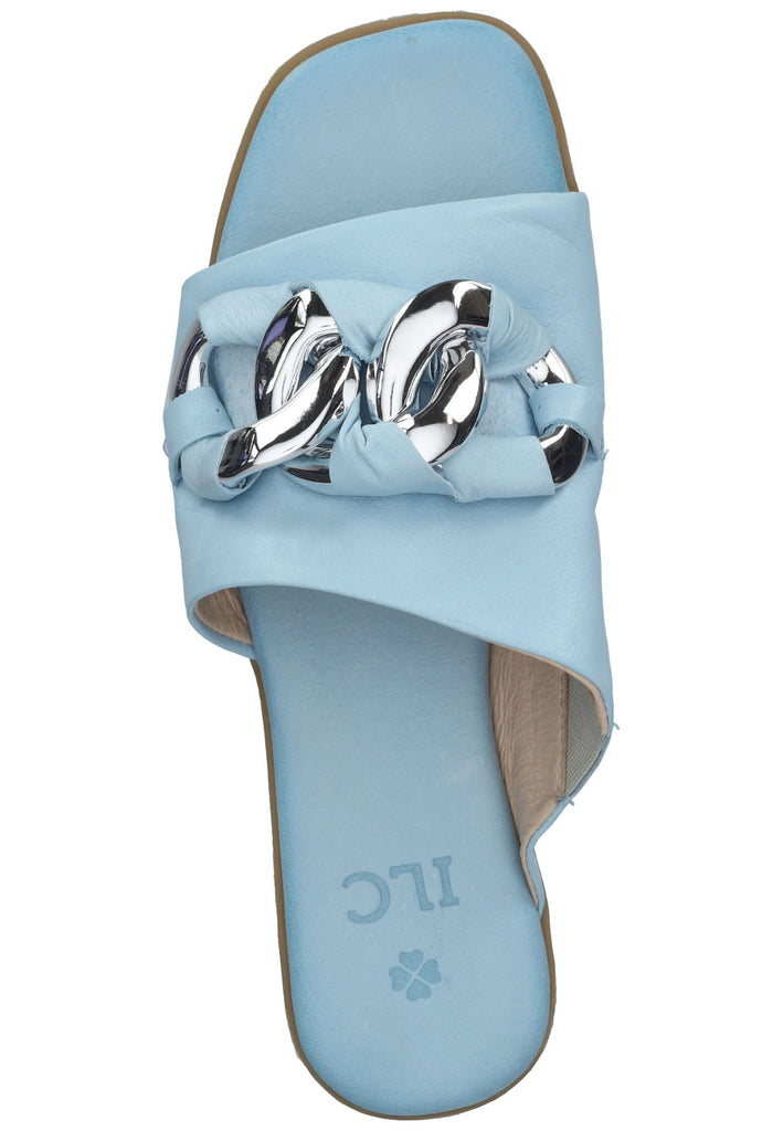 ILC Pantoletten Leder Sky