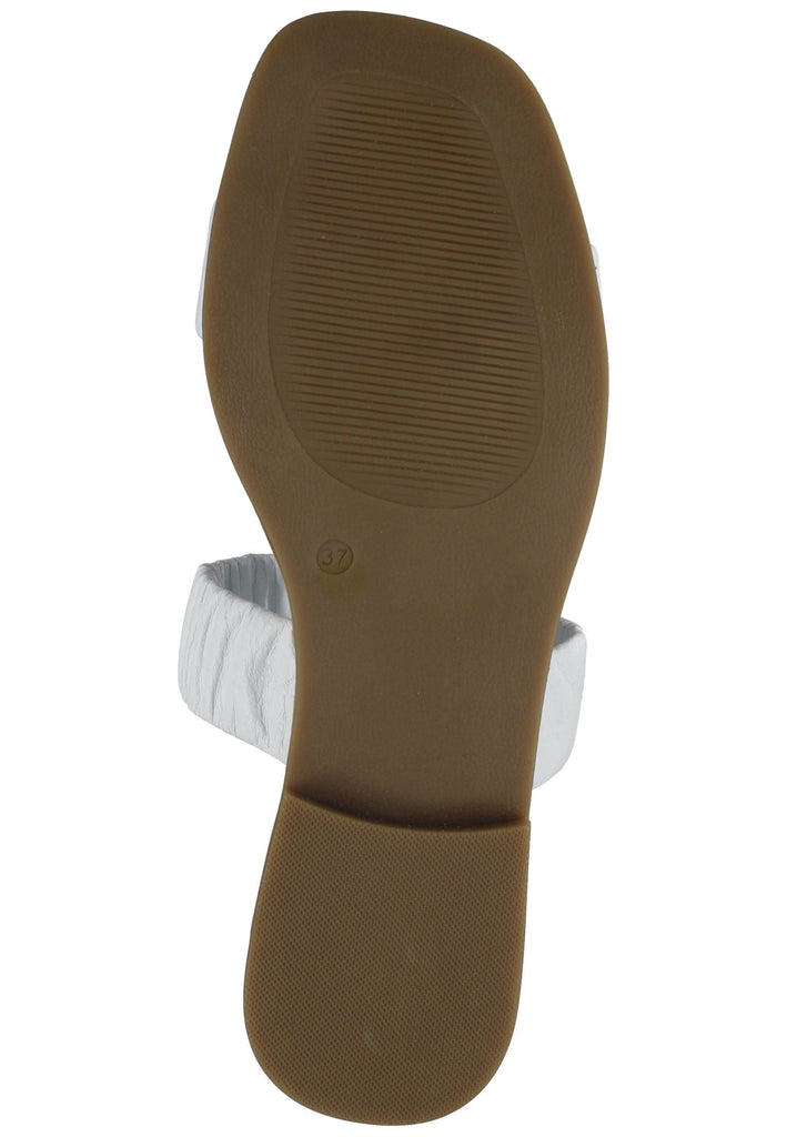 ILC Pantoletten Leder Weiß