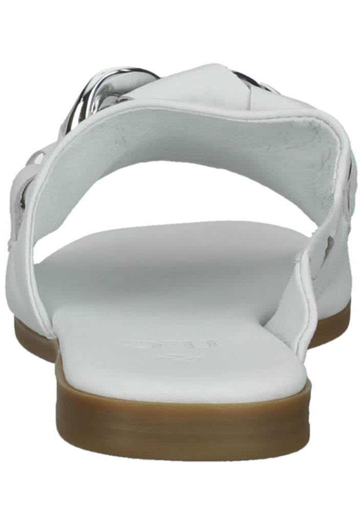 ILC Pantoletten Leder Weiß