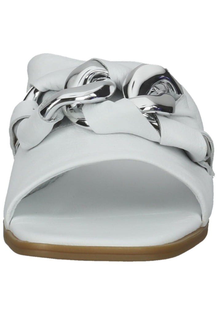 ILC Pantoletten Leder Weiß