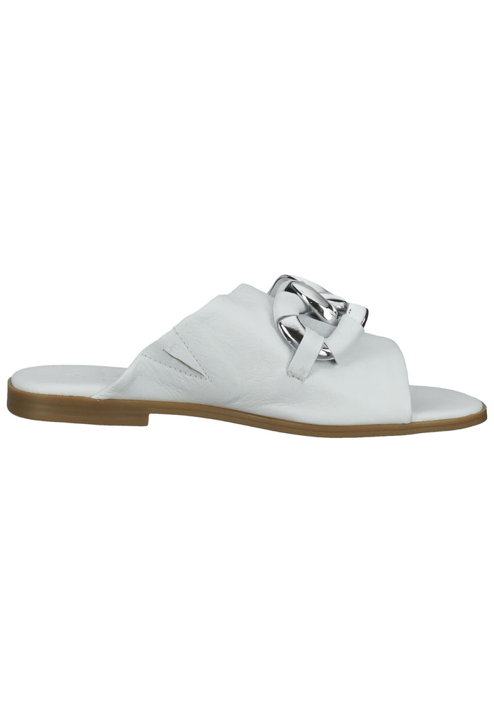 ILC Pantoletten Leder Weiß