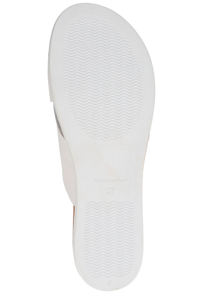 ILC Pantoletten Leder Weiß