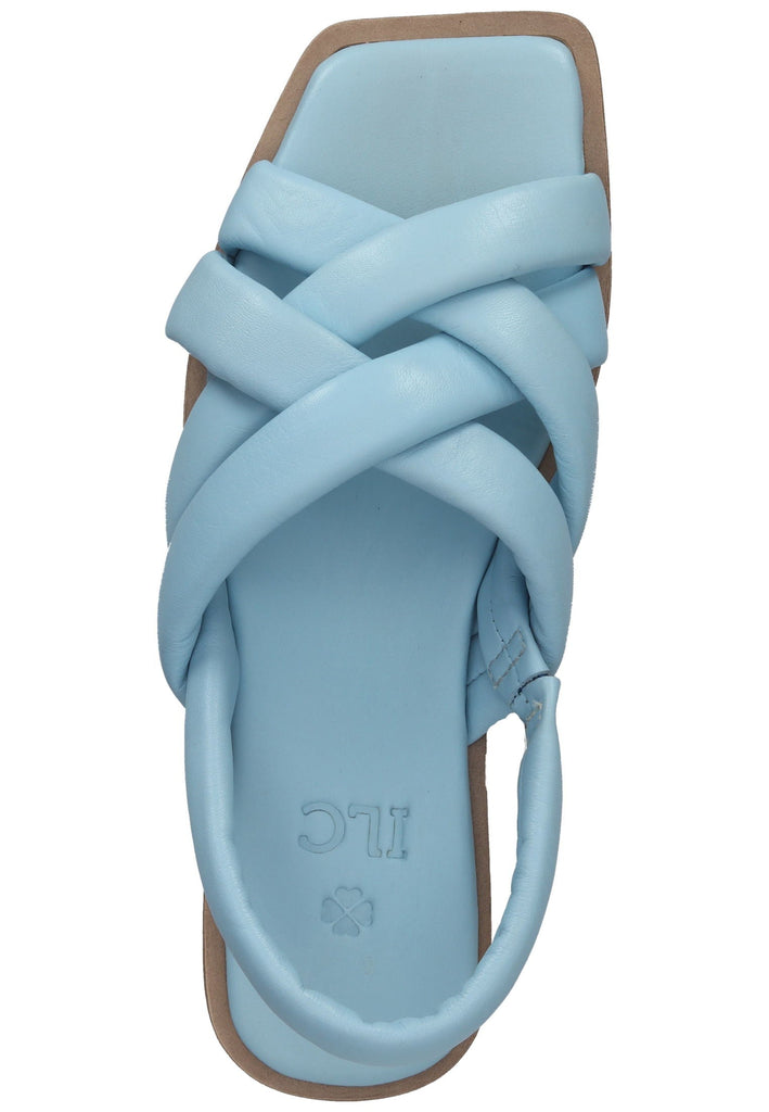 ILC Sandalen Leder Hellblau