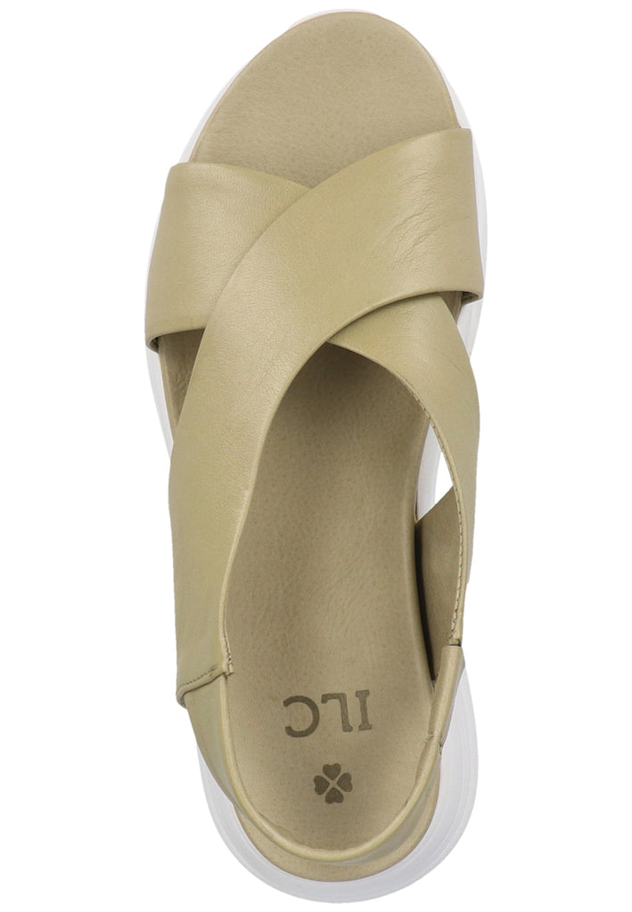 ILC Sandalen Leder Khaki