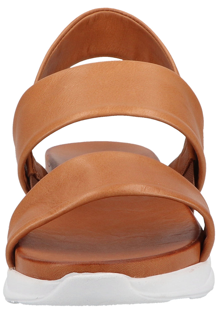 ILC Sandalen Leder/Textil Cognac