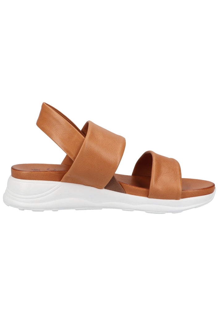 ILC Sandalen Leder/Textil Cognac
