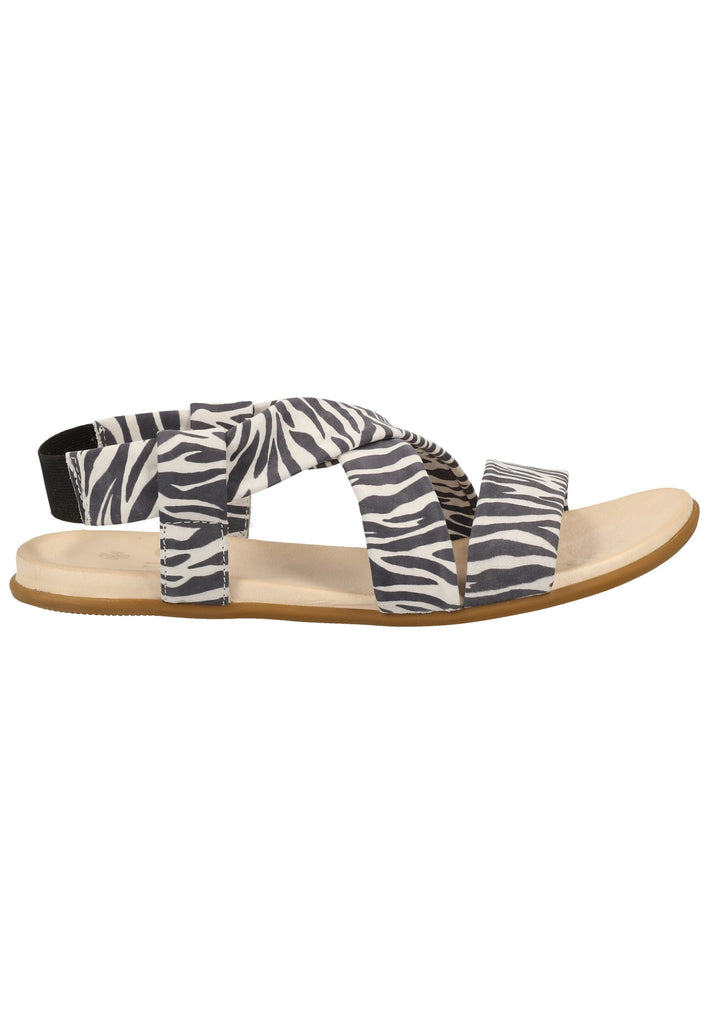 ILC Sandalen Leder Zebra