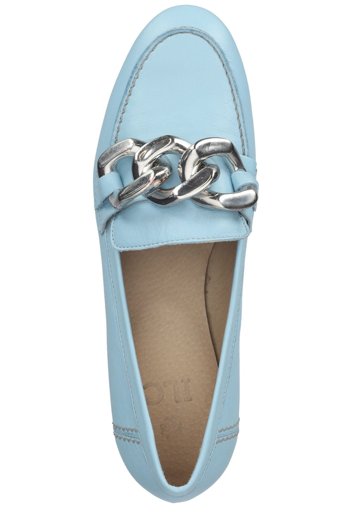 ILC Slipper Leder Blau