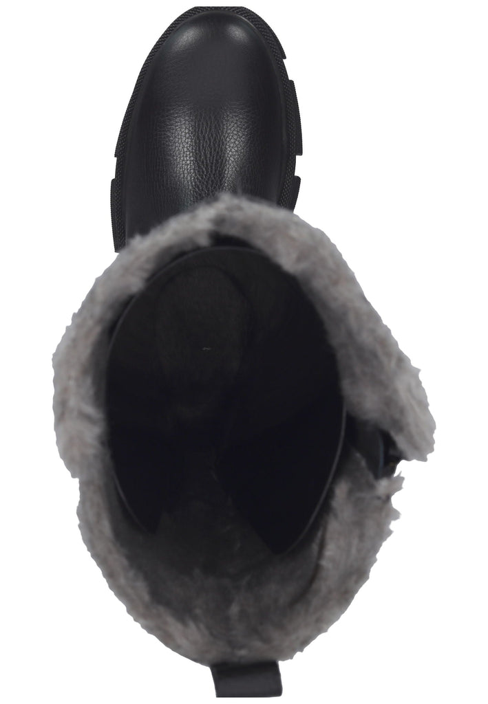 Stiefel ILC Stiefel Leder Schwarz Warmfutter