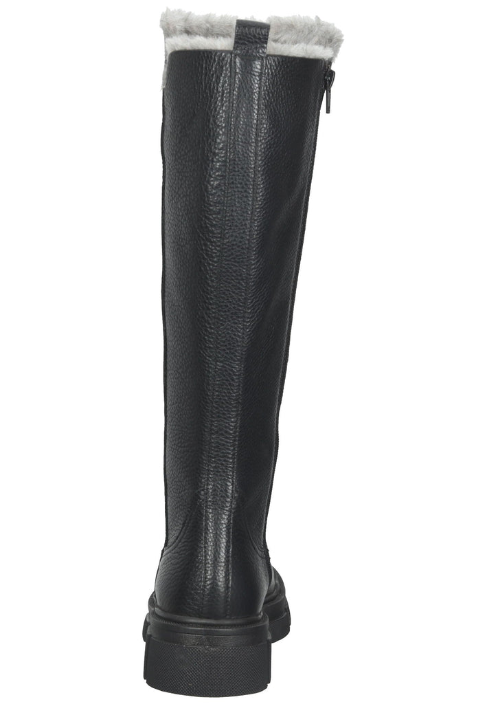 Stiefel ILC Stiefel Leder Schwarz Warmfutter