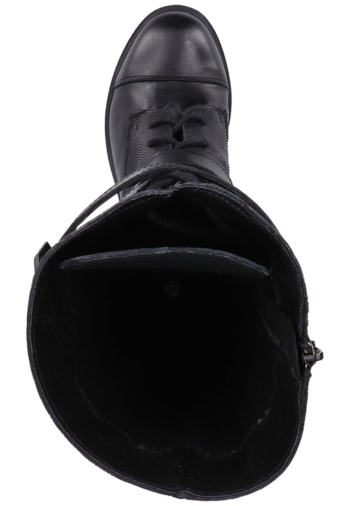 ILC Stiefel Leder Schwarz