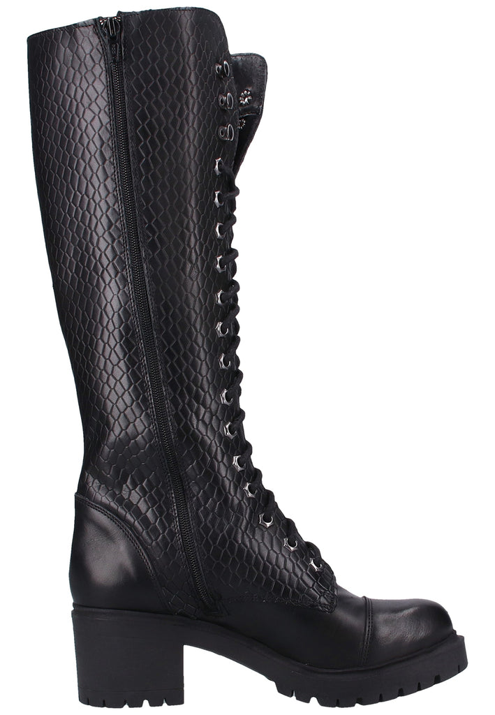 ILC Stiefel Leder Schwarz