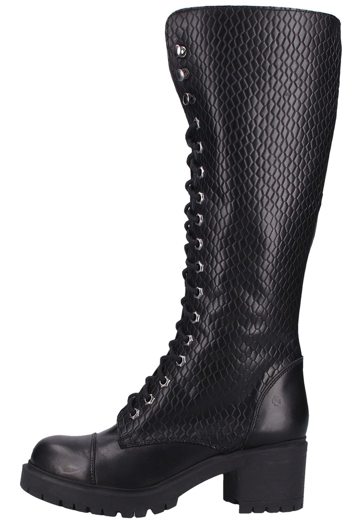ILC Stiefel Leder Schwarz