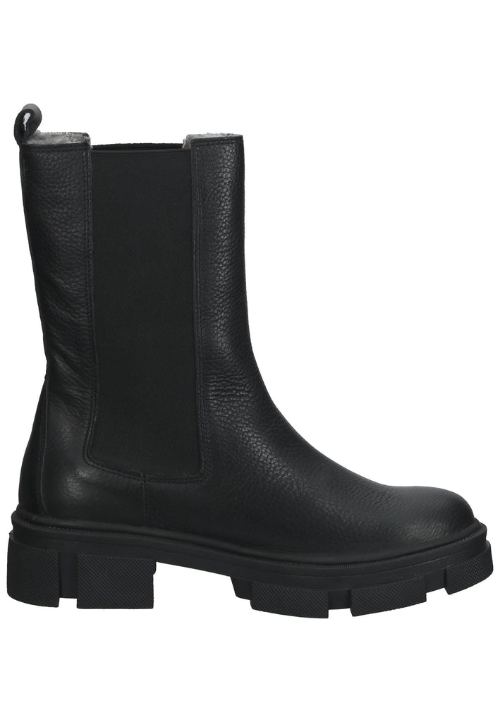 ILC Stiefel Leder/Textil Schwarz Warmfutter